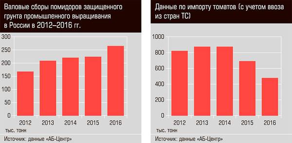 Валовые сборы помидоров защищенного грунта промышленного выращивания в России в 2012-2016гг. Данные по импорту томатов (с учетом ввоза из стран ТС) 30-02.jpg 