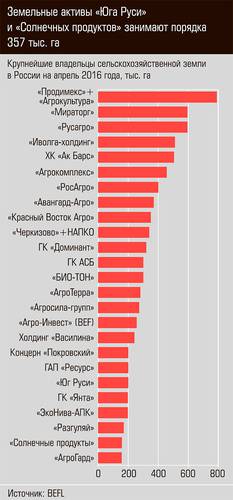 Земельные активы "Юга Руси" и "Солнечных продуктов" занимают порядка 357тыс. га 38-03.jpg 