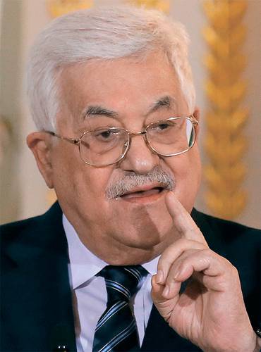 Глава палестинской автономии Махмуд Аббас при- грозил разрывом подписанных в Осло соглашений между Палестиной и Израилем 46-06.jpg ТАСС