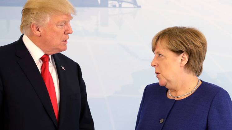 Трамп пригрозил Меркель мировой оглаской 