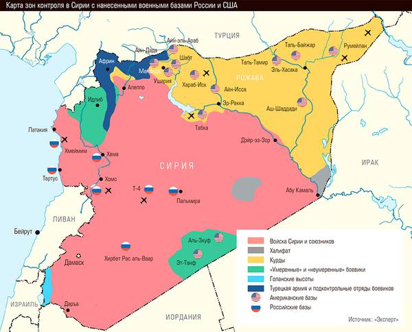 Карта зон контроля в Сирии с нанесенными военными базами России и США 54-02.jpg 