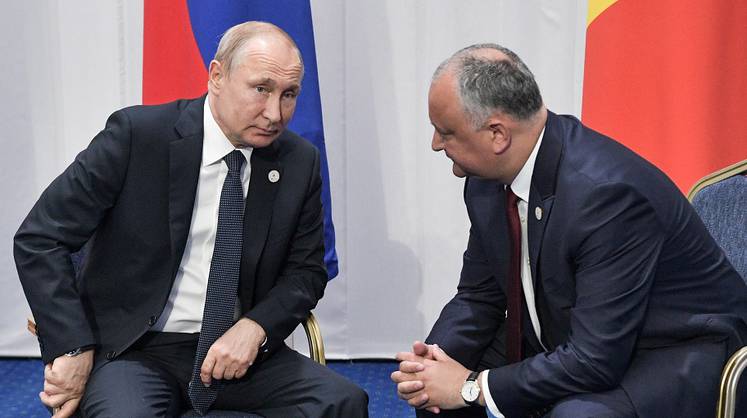 Президент Молдавии отказался платить за российский газ для Приднестровья