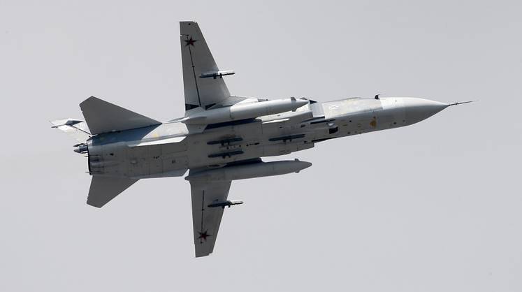 Российский бомбардировщик пролетел вблизи испанского авианосца в Балтийском море