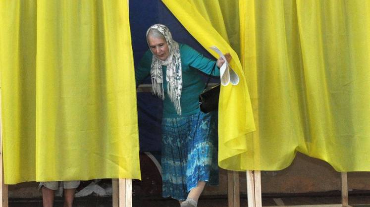 Выборы на Украине: данные exit poll выборов в Верховную раду