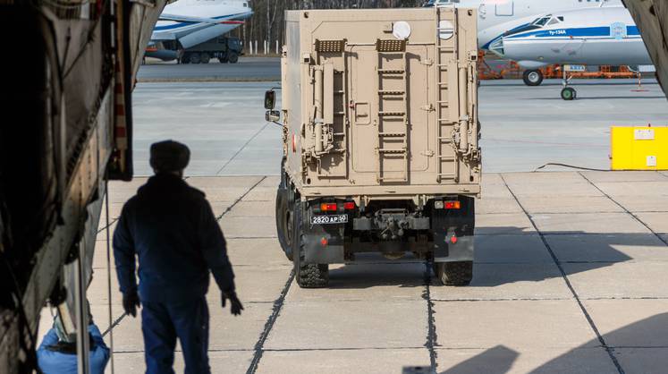 В Италию прибыл 14-ый самолет ВКС России