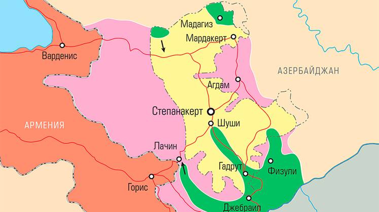 Азербайджан продолжает наступление в Карабахе