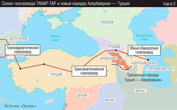Схема газопровода TANAP-TAP и новый коридор Азербайджан — Турция 40-03.jpg 