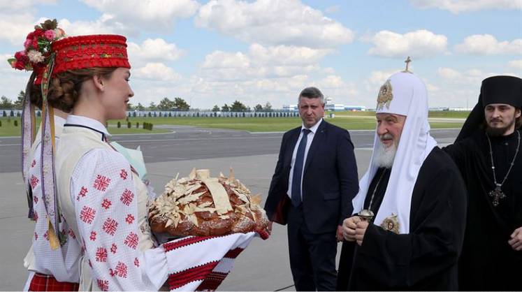 Патриарх Кирилл прилетел в Минск