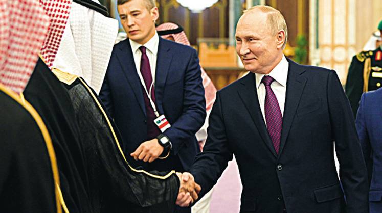 Поездка Путина на Ближний Восток