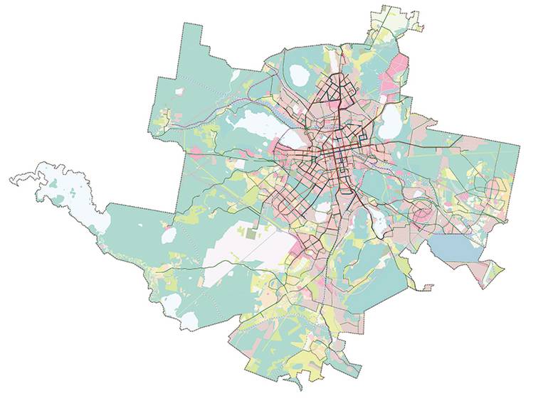 Источник: Генеральный план Екатеринбурга до 2025 года Карта развития общественного транспорта Екатеринбурга