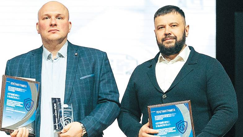  Работники НЛМК-Урал Дмитрий Михно и Алексей Миргородский победили в номинации «Лучший проект в области ОТПБ»