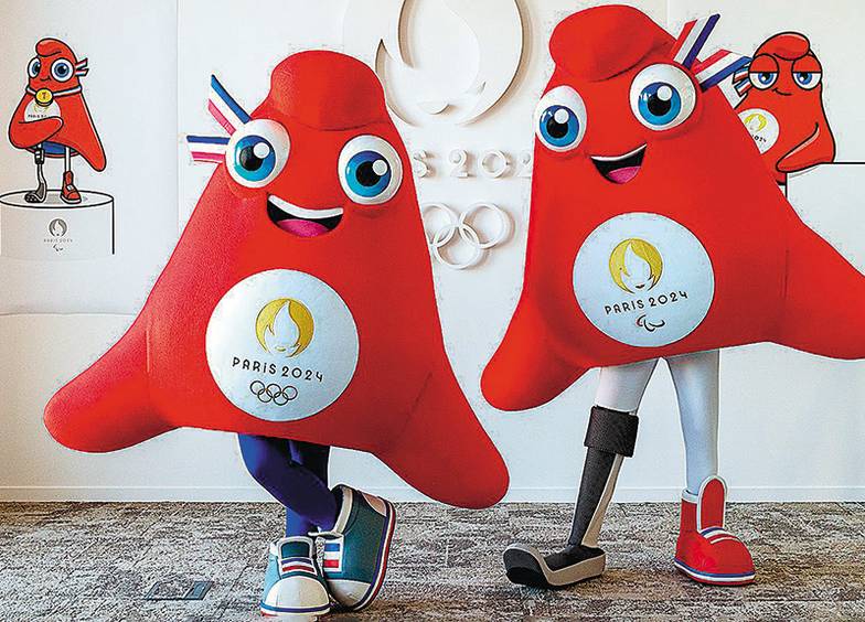  Маскот Фриж — талисман Олимпийских игр 2024 года. Его прообразом послужил традиционный фригийский  колпак. Фриж символизирует свободу и олицетворяет аллегорические фигуры из истории Французской Республики