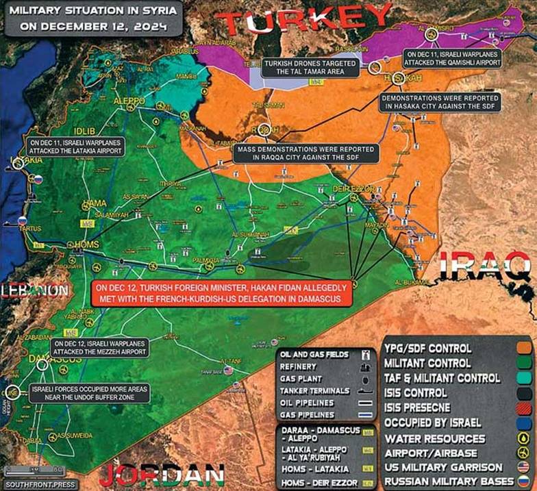  Территория Сирии контролируется силами, враждебными друг другу