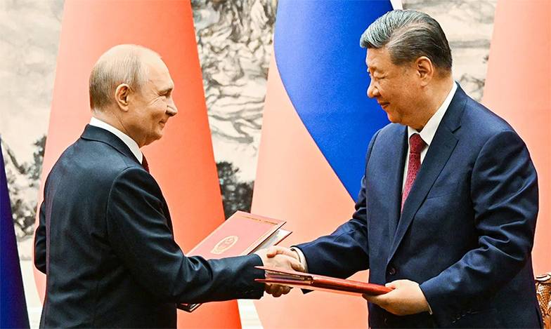 КРИСТИНА СОЛОВЬЕВА: POOL:ТАСС ПРЕЗИДЕНТ РОССИИ ВЛАДИМИР ПУТИН И ПРЕДСЕДАТЕЛЬ КНР СИ ЦЗИНЬПИН ПОДПИСАЛИ СОВМЕСТНУЮ ДЕКЛАРАЦИЮ О СТАНОВЛЕНИИ МНОГОПОЛЯРНОГО МИРА И О МЕЖДУНАРОДНЫХ ОТНОШЕНИЯХ НОВОГО ТИПА
