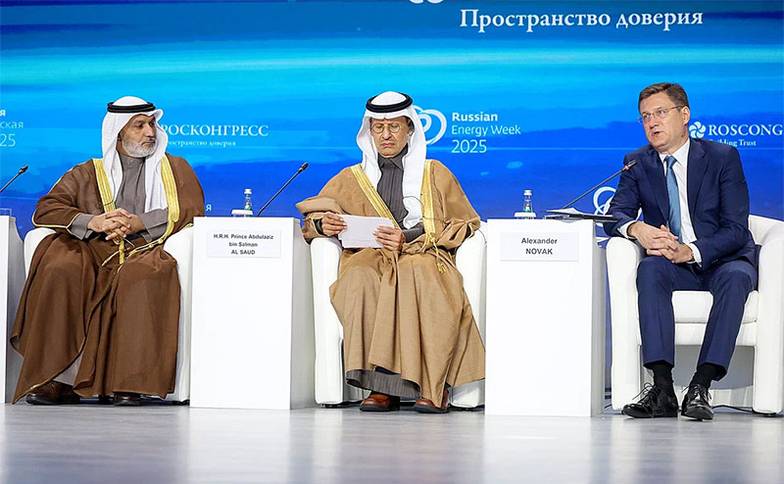 EPA/MAXIM SHIPENKOV Ведущую роль в согласовании политики ОПЕК+ играют представители самых крупных нефтедобытчиков альянса  — министр энергетики Саудовской Аравии Абдулазиз бин Салман Аль Сауд и вице-премьер России Александр  Новак