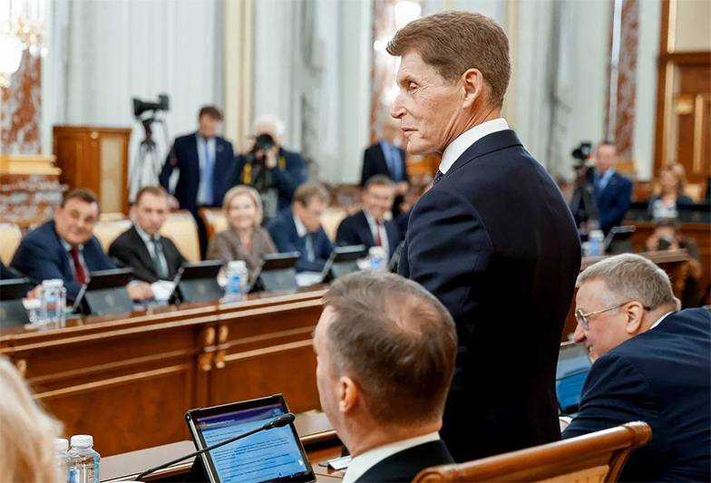 ТАСС ОЛЕГ КОЖЕМЯКО, ВИЦЕ-ПРЕМЬЕР, ПОЛНОМОЧНЫЙ ПРЕДСТАВИТЕЛЬ ПРЕЗИДЕНТА В ДАЛЬНЕВОСТОЧНОМ ФЕДЕРАЛЬНОМ ОКРУГЕ