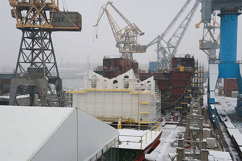 ВАЛЕНТИН ЕГОРШИН/ТАСС Балтийский завод обеспечен заказами на многие годы вперед