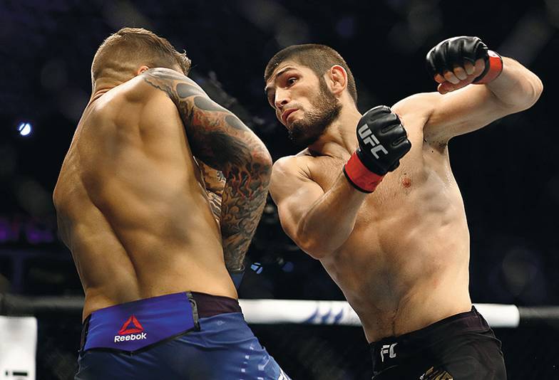 AP PHOTO/MAHMOUD KHALED Хабиб Нурмагомедов — российский боец смешанных боевых искусств, выступавший под эгидой UFC