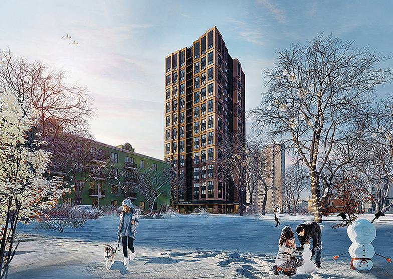 представлено Москомархитектурой Проект лучшего реновационного дома (бюро «ДАРС-реновация»)