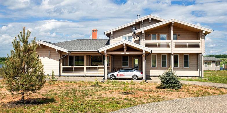 holz-house.ru Дом из клееного бруса