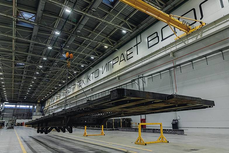  Завод «Вагнермайер Руссланд» заточен под выпуск одного типа полуприцепов в  двух типоразмерах — 13,6 в 16,5 метра