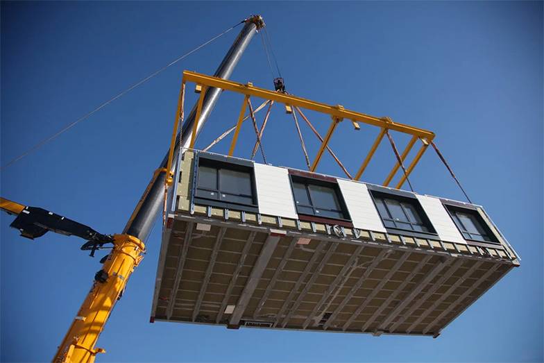  Одно из главных достоинств технологии «МонАрха» — крайне высокие  темпы сборки здания