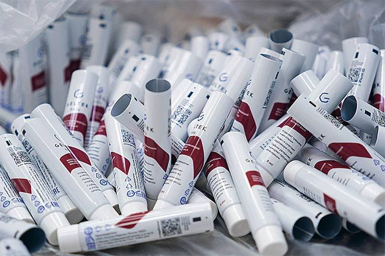 предоставлено компанией «Гельтек» Все упаковки продукции на «Гельтеке» проверяются на устойчивость к заморозкам  и высоким температурам