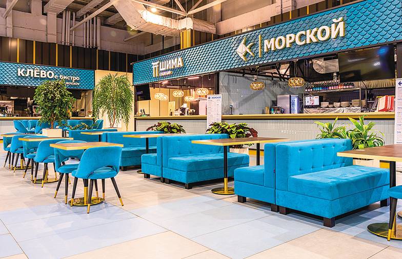  Оснащение фуд-кортов — одно из направлений деятельности компании