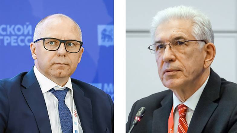 ОСК;  РОСКОНГРЕСС Слева Кирилл Торопов, справа Михаил Григорьев