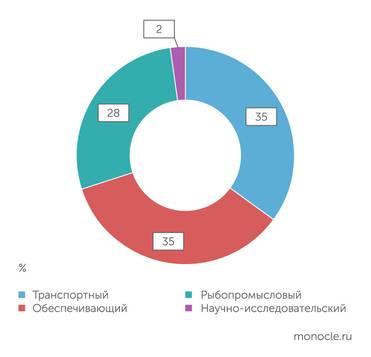 ЦНИМФ Структура морского флота под флагом России в 2024 году