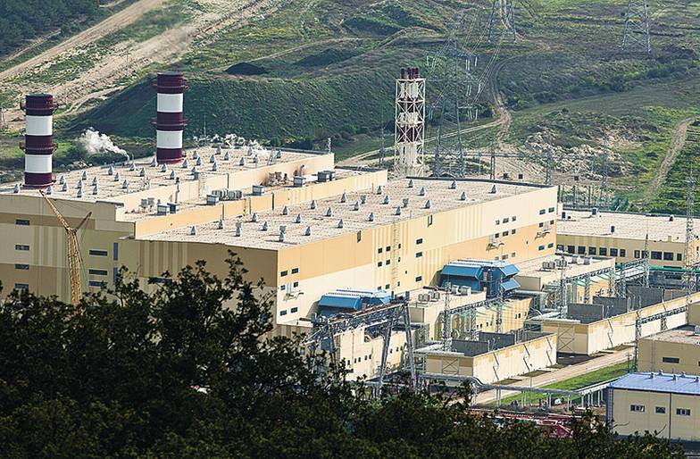 СЕРГЕЙМАЛЬГАВКO/ТАСС Новая Балаклавская ТЭС под Севастополем. За последние десять лет мощности электрогенерации в Крыму  увеличены в семь раз