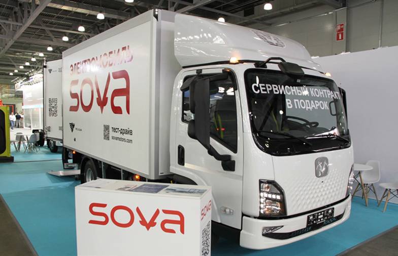 Алексей Грамматчиков РОССИЙСКИЙ ЭЛЕКТРИЧЕСКИЙ ГРУЗОВИК SOVA 35 ОБЛАДАЕТ ЗАПАСОМ ХОДА ОТ ОДНОЙ ЗАРЯДКИ 200 КМ