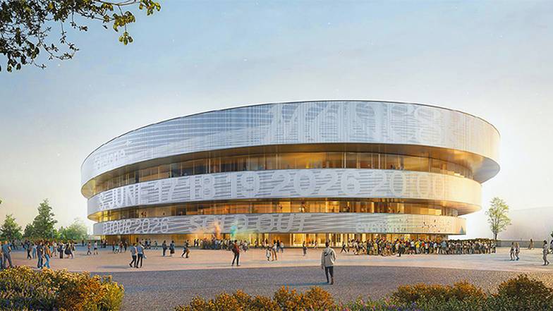  Ледовая арена «Санта-Джулия» в Милане стоимостью 360 млн евро — один из двух новых спортивных объектов,  который возвели к Олимпиаде. Однако его строительная готовность еще месяц назад была под вопросом