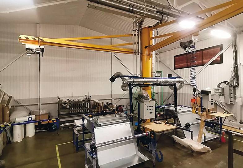  Компания «Полимертехком» за год самостоятельно разработала оборудование и сырье для импортозамещающего производства полимерного рукава, который предназначен  для ремонта труб