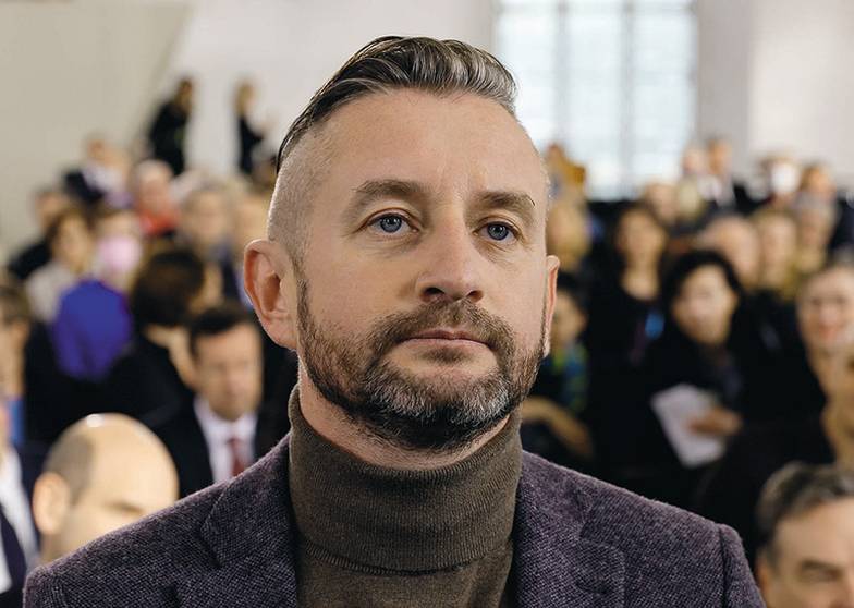 EPA/RONALD WITTEK Украинский писатель Сергей Жадан обласкан  литераторами, в том числе в России