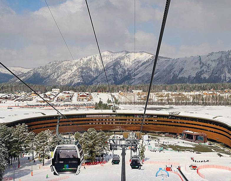  На Алтае за 15 месяцев «в режиме подвига» был построен курорт «Манжерок»