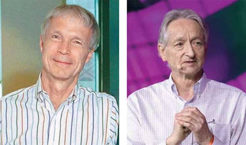 YOUNG CHRIS/CP/ABACA Джон Хопфилд (слева) Джеффри Хинтон (справа)