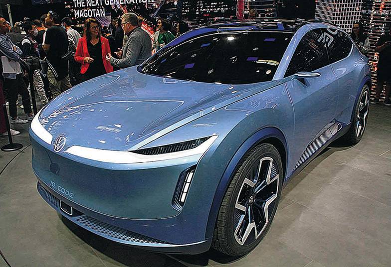  Немецкий Volkswagen представил в Пекине концепт ID.Code с функцией беспилотного управления