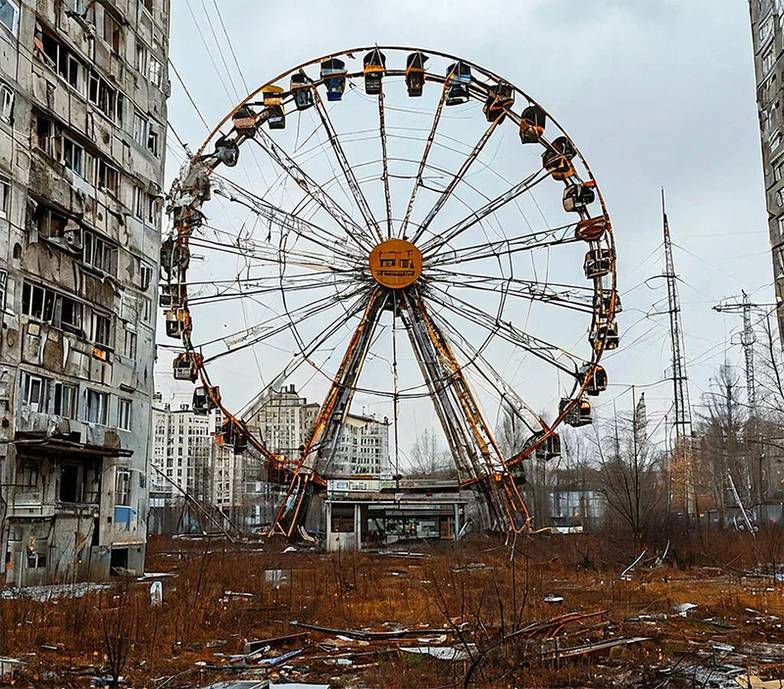 ПЕТР СИВКОВ/ТАСС Оставленный жителями город Припять десятилетия спустя производит мрачное  впечатление и манит туристов-экстремалов со всего света