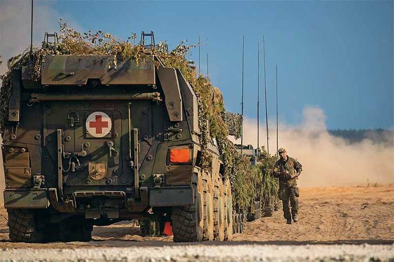 AP/TASS Военная техника на литовско-немецких учениях «Великая квадрига 2024» на полигоне литовской армии в Пабраде, в 57 км к северу от Вильнюса