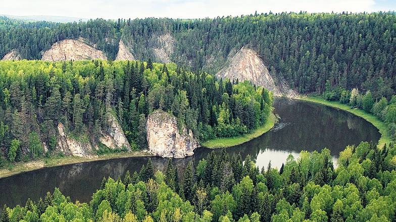  Природный парк «Река Чусовая» включает уникальные природные ландшафты и объекты индустриального  наследия