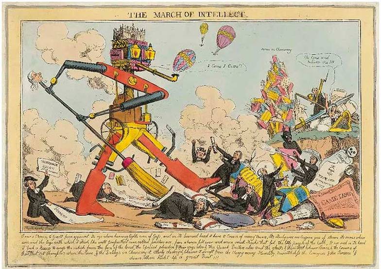  Вильям Хит. «Марш интеллекта». Британский музей