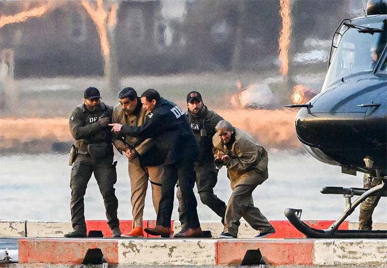 KYLE MAZZA-CNP/CNP VIA ZUMA Захват президента Венесуэлы Николаса Мадуро и его жены Силии Флорес американским подразделением  «Дельта» 3 января 2026 года