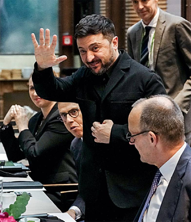  Владимир Зеленский на Мюнхенской конференции  по безопасности вновь заявил об отказе от мирных  условий России