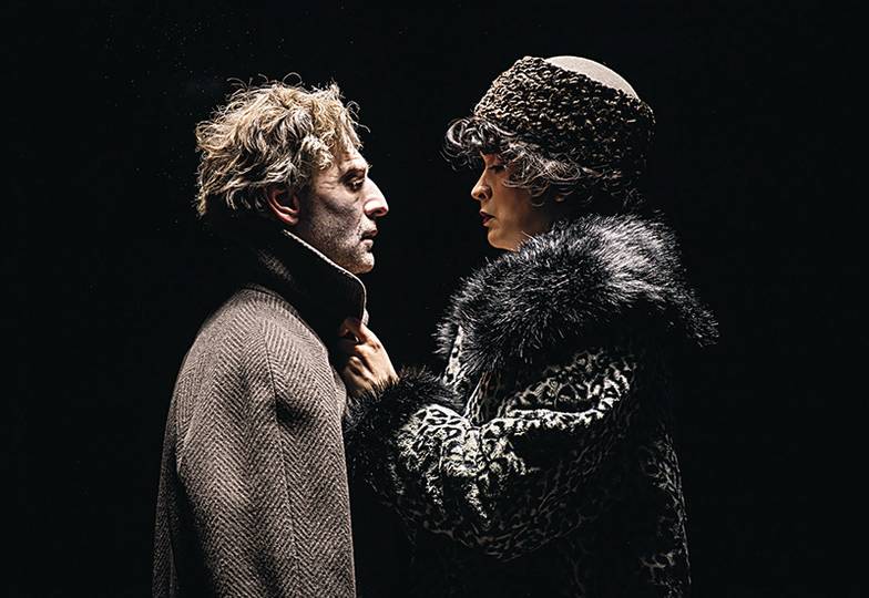 предоставлено пресс-службой  Александринского театра В роли Всеволода Мейерхольда — Владимир Кошевой, в роли Зинаиды Райх — Олеся Соколова