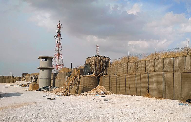 МИНОБОРОНЫ РФ/ТАСС Брошенная американская военная база на севере Сирии в провинции Алеппо