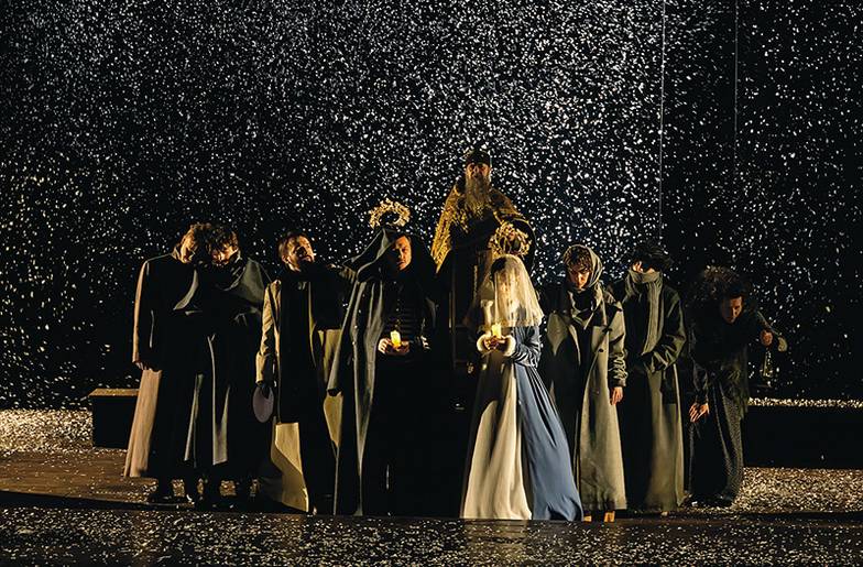 предоставлено пресс-службой  Театра имени Вахтангова Сцена венчания в «Метели»