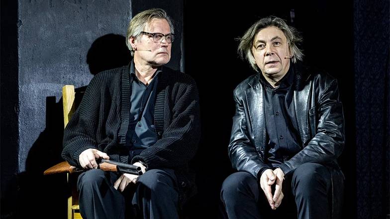 Елена Лапина, предоставлено  МТЮЗом Трудный диалог дяди Вани и Серебрякова (Игорь Гордин и Игорь Балалаев)