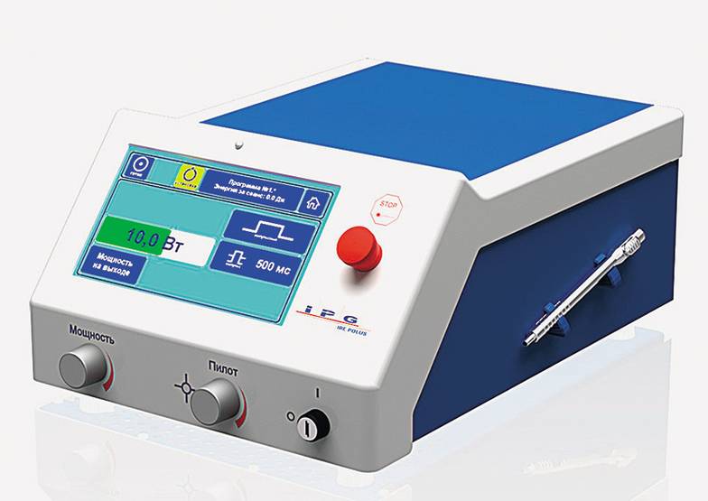  Лазерный аппарат для хирургии и силовой терапии