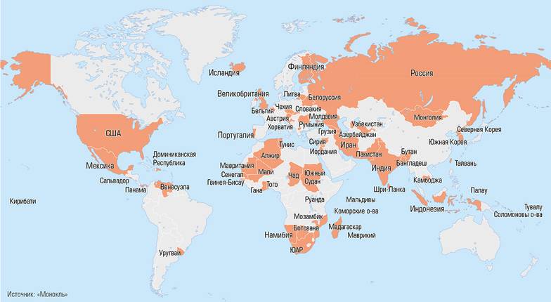 Источник: «Монокль» Страны, где состоятся выборы в федеральные органы власти в 2024 году